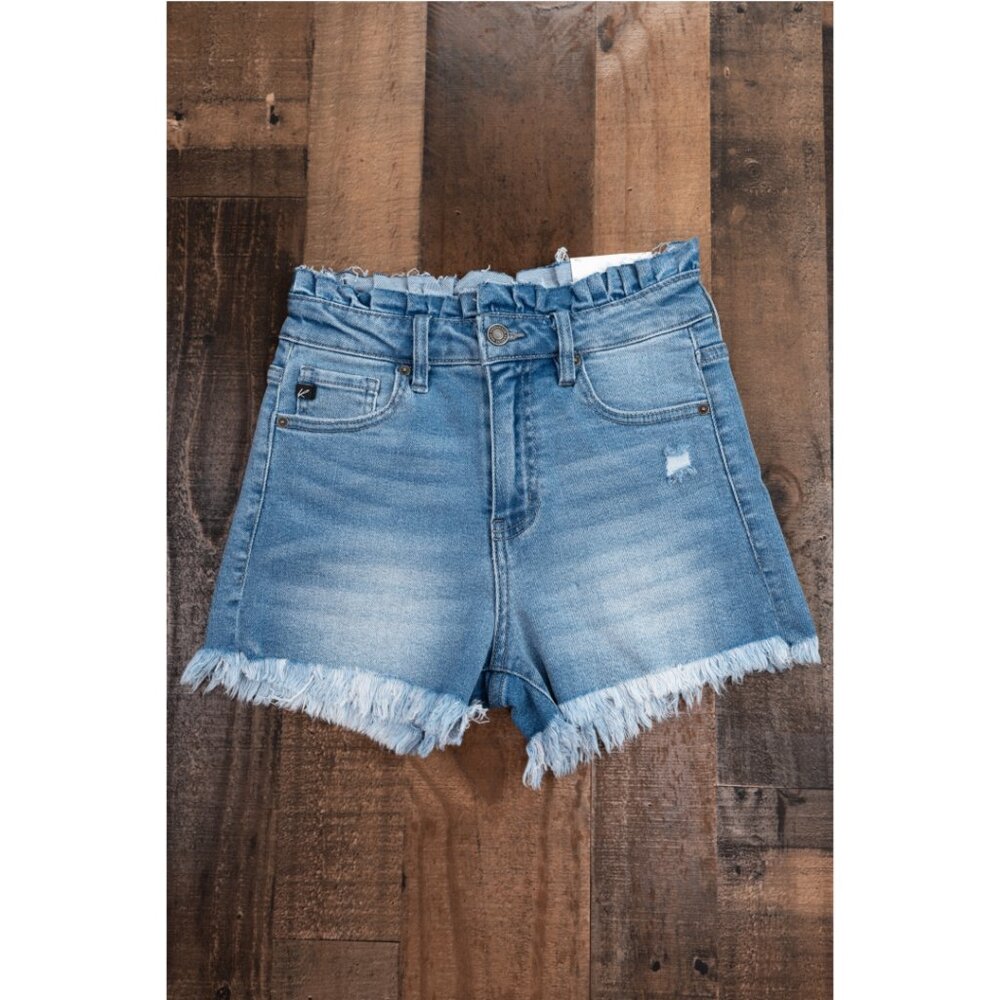 π KanCan High Rise Jean Shorts - Size 3/25 - Picture 4 of 10